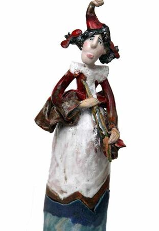 JADWISIA BURZAWIANKA Z KWIATEM