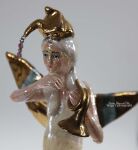 ANIOŁ   TURMALINOWY Z TRĄBKĄ