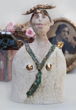 ANIOŁ Z LENIWĄ GŁOWĄ Z GROSZKIEM