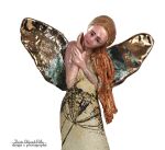 ANIOŁ TURMALINOWY O PIASKOWYCH WŁOSACH