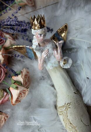 ANIOŁ TURMALINOWY KRÓLEWSKI Z TAŃCZĄCĄ