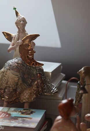 ANIOŁ  ZE ZŁOTYM KSIĘŻYCEM