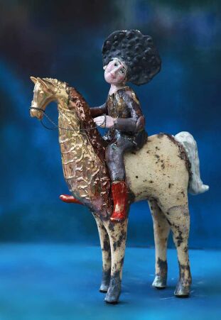 JEŹDZIEC W CZERWONYCH KALOSZACH