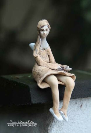 SZAMOTOWY ANIOŁ Z MOJEJ PÓŁKI 