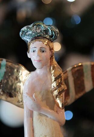 ANIOŁ TURMALINOWY LUSTROWY