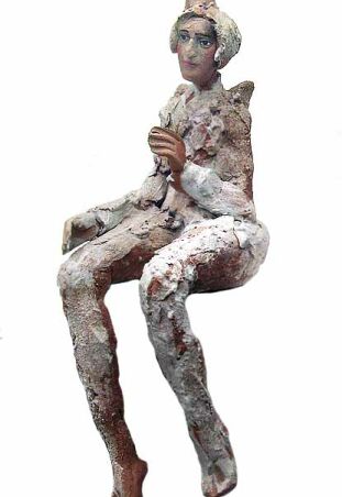 MONOCHROMATYCZNY ANIOŁ SZARPANY