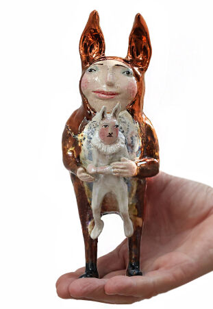 KRÓLIK MIEDZIANY O TWARZY SPOKOJNEJ.